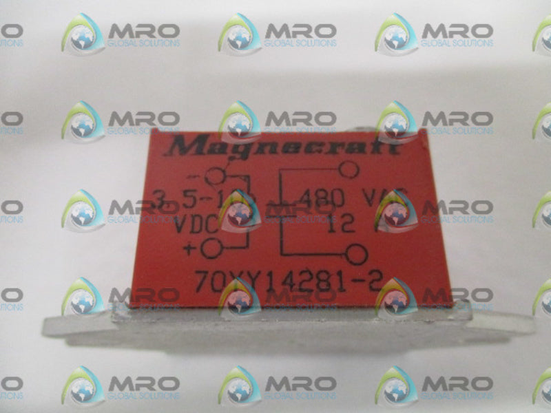 MAGNECRAFT 70YY14281-2 RELAY (RED) *NEW NO BOX*