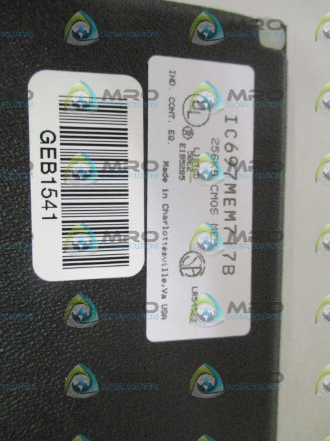 GE FANUC IC697MEM717B MEMORY MODULE *NEW NO BOX*