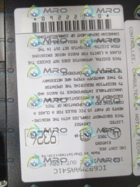 GE FANUC IC692MAA541C DRIVE TEST MODULE *USED*