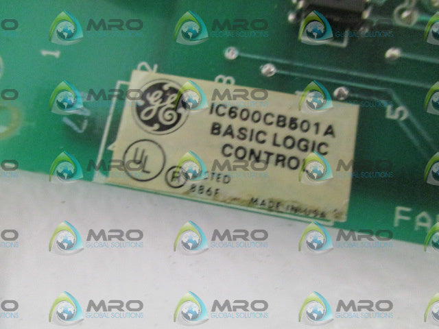 GENERAL ELECTRIC IC600CB501A BASIC LOGIC CONTROL MODULE *NEW NO BOX*
