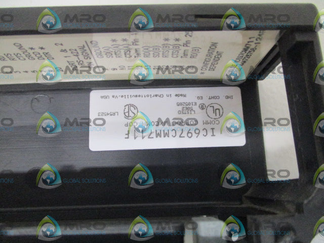 GE FANUC IC697CMM711F COMMUNICATION MODULE (REPAIRED) *USED*