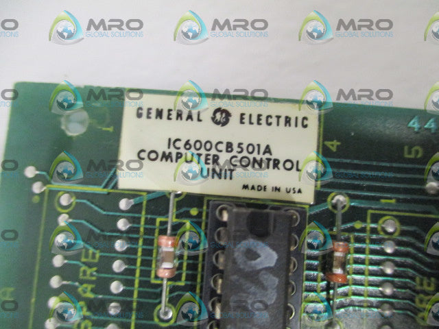 GENERAL ELECTRIC IC600CB501A BASIC LOGIC CONTROL (REMANUFACTURED) *NEW NO BOX*