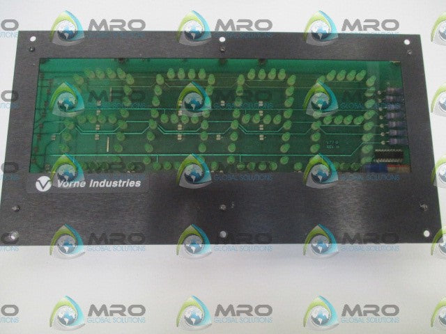 VORNE INDUSTRIES 77/232-485/485-4GRN PANEL DISPLAY (AS PICTURED) *USED*