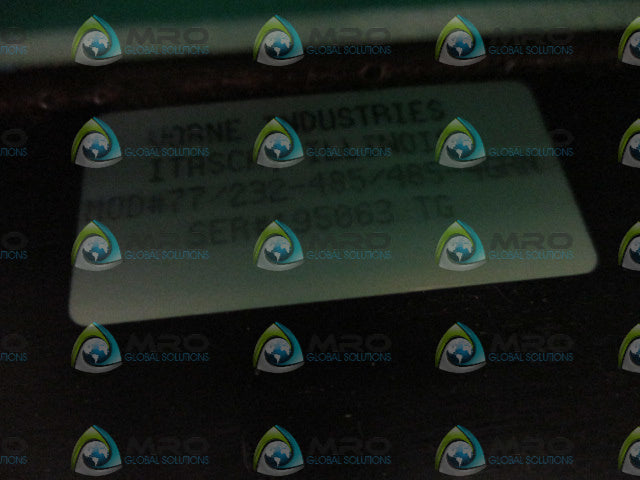 VORNE INDUSTRIES 77/232-485/485-4GRN PANEL DISPLAY (AS PICTURED) *USED*