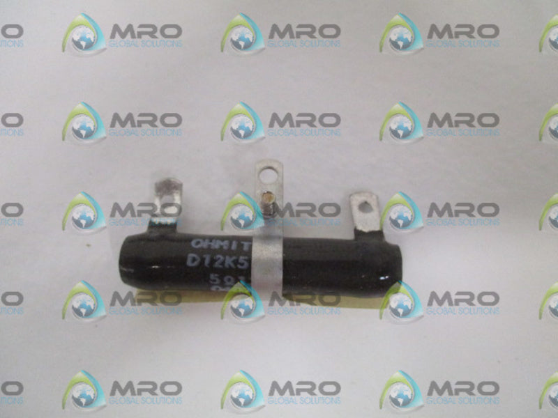 OHMITE D12K5R0 RESISTOR 12W 5OHMS *NEW IN BOX*