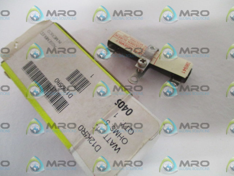 OHMITE D12K5R0 RESISTOR 12W 5OHMS *NEW IN BOX*