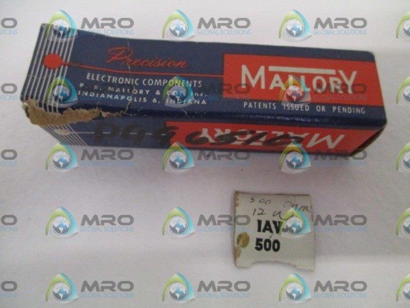 MALLORY IAV500 RESISTOR *NEW IN BOX*