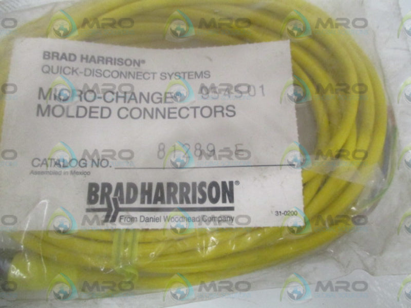 BRAD HARRISON 81289-E CORDSET 5METER * NEW IN FACTORY BAG *