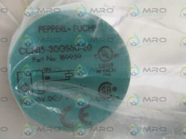 PEPPERL+FUCHS CCN15-30GS60-E0  CAPACITIVE SENSOR *NEW IN FACTORY BAG*
