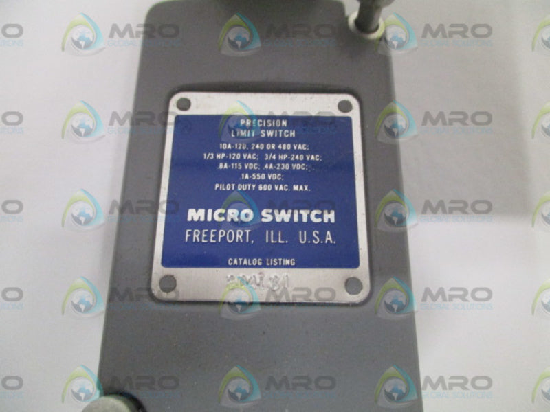 MICROSWITCH 204LS1 LIMIT SWITCH *NEW NO BOX*