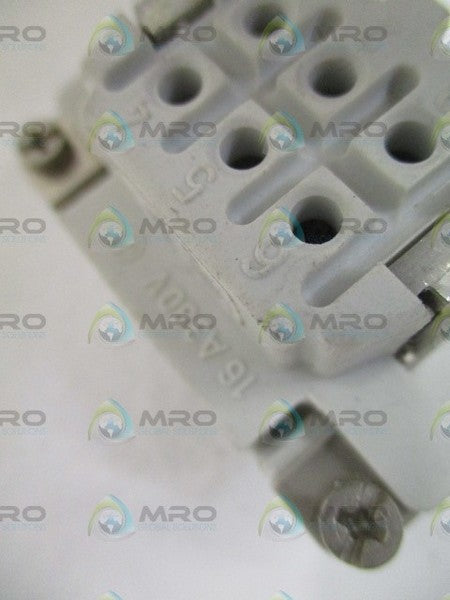 THOMAS & BETTS 6 PIN 16A 380V PLUG INSERT *NEW NO BOX*