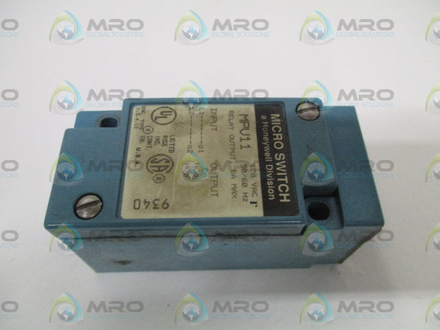 MICROSWITCH MPV11  AMPLIFIER BASE *USED*