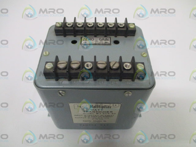 SCIENTIFIC COLUMBUS, INC.  WT5C5-A3 WATT TRANSDUCER *USED*