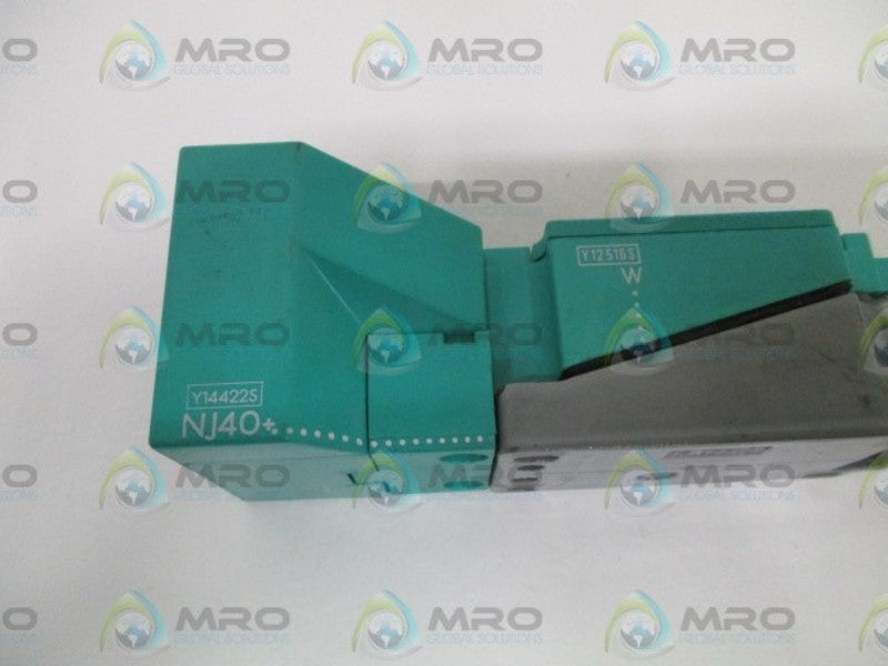 PEPPERL+FUCHS NJ40+W PROXIMITY SENSOR (AS PICTURED) *USED*