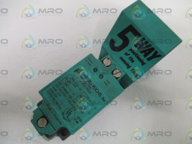 PEPPERL+FUCHS NJ40+U4+W INDUCTIVE SENSOR *USED*