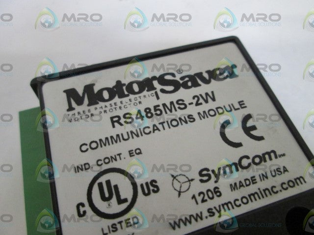 MOTOR SAVER COMMUNICATIONS MODULE RS485MS-2W *USED*
