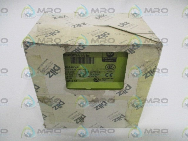 PILZ PU3Z 120-240VAC 3n/o 1n/C 6so SAFETY RELAY *NEW IN BOX*