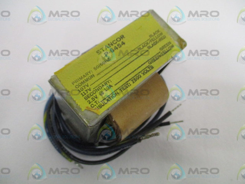STANCOR P-6454 PILAMENT TRANSFORMER 107-117V *NEW IN BOX*