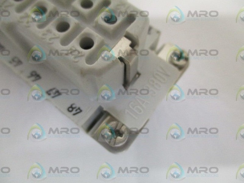 THOMAS & BETTS 24 PIN 16A 380V INSERT PLUG *NEW NO BOX*
