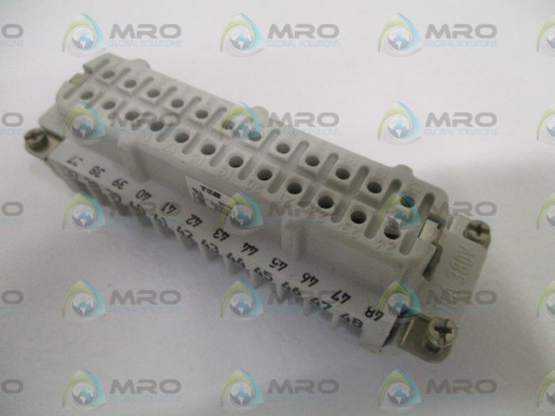 THOMAS & BETTS 24 PIN 16A 380V INSERT PLUG *NEW NO BOX*