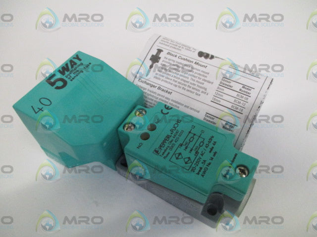 PEPPERL+FUCHS NJ40+U4+W4 INDUCTIVE SENSOR *NEW IN BOX*