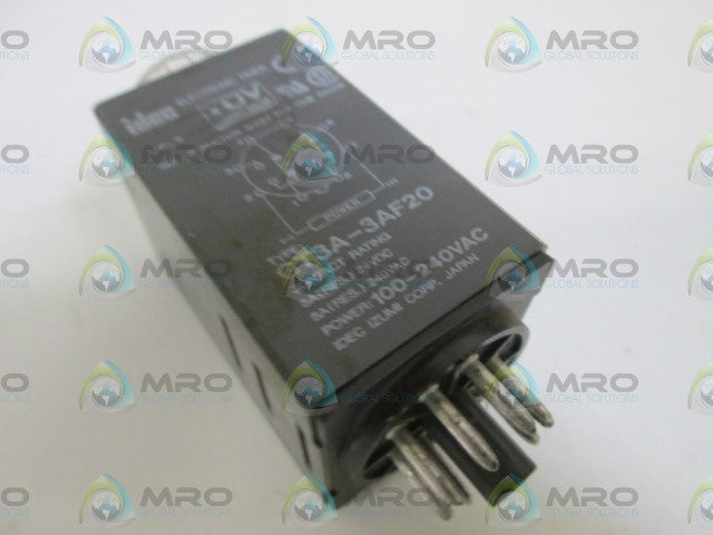IDEC ELECTRONIC TIMER GT3A-3AF20 *USED*