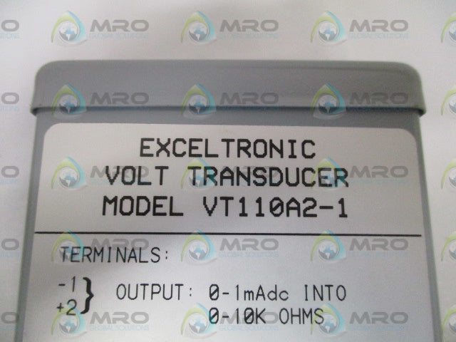 SCIENTIFIC COLUMBUS VT110A2-1 EXCELTRONIC VOLT TRANSDUCER *NEW IN BOX*