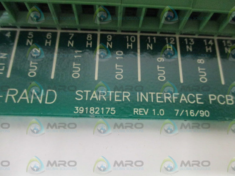 INGERSOLL RAND 39807532 STARTER INTERFACE PCB *USED*