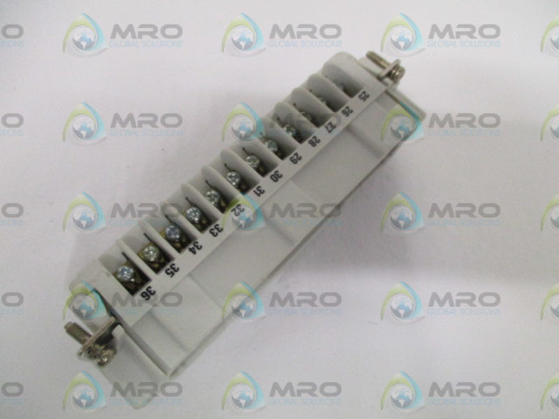 THOMAS & BETTS 24PIN PLUG INSERT 16A 380V *NEW NO BOX*