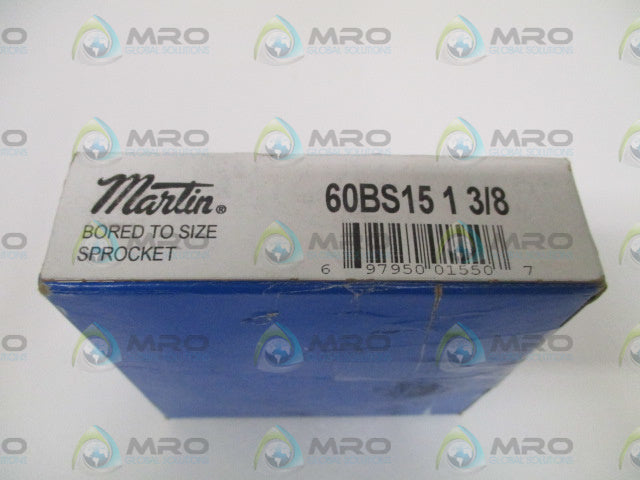 MARTIN 60BS15 1 3/8 BORED TO SIZE SPROCKET *FACTORY SEALED*