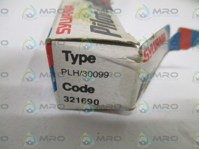 SYLVANIA PLH/30099 PILOT LAMP HOUSING (MISSING BULB) *NEW IN BOX*