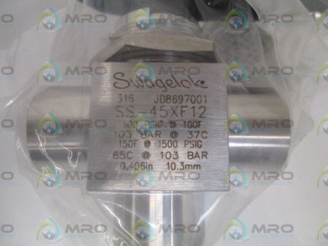 SWAGELOK SS-45XF12 BALL VALVE *NEW IN BOX *