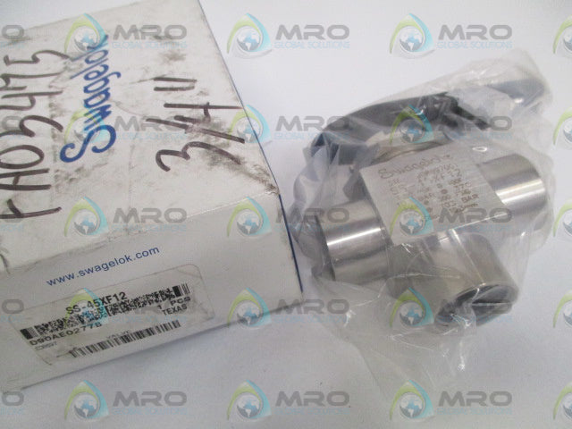 SWAGELOK SS-45XF12 BALL VALVE *NEW IN BOX *