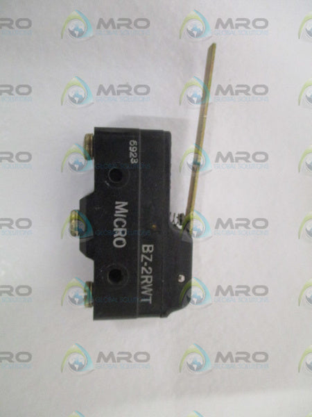MICRO SWITCH BZ-2RWT STRAIGHT LEVER SWITCH *NEW NO BOX*