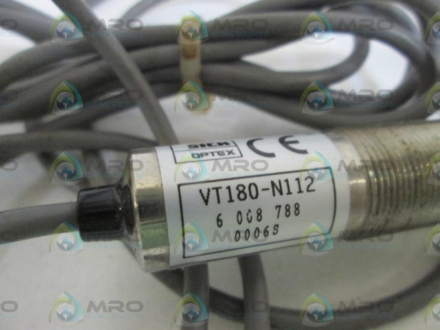 SICK PHOTOELECTRIC SENSOR VT180-N112 *USED*