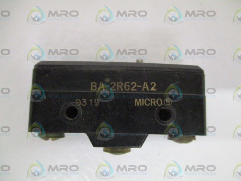 MICRO SWITCH BA-2R62-A2 LIMIT SWITCH *USED*