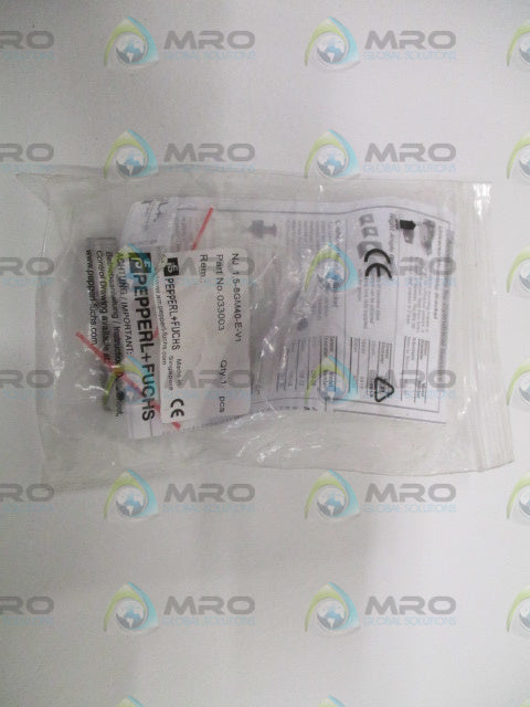 PEPPERL+FUCHS NJ 1,5-8GM40-E-V1 PROXIMITY SWITCH *NEW IN FACTORY BAG*