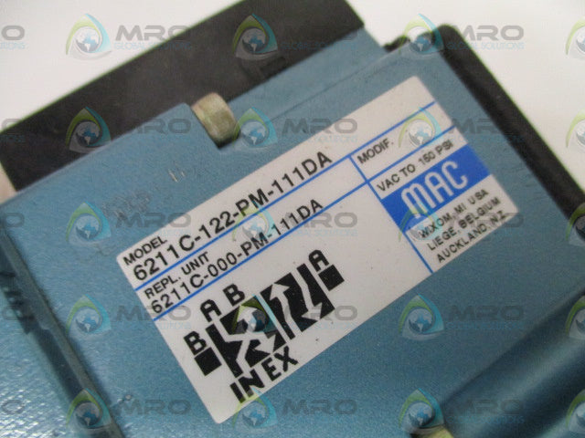 MAC 6211C-122-PM-111DA SOLENOID VALVE *NEW IN BOX*