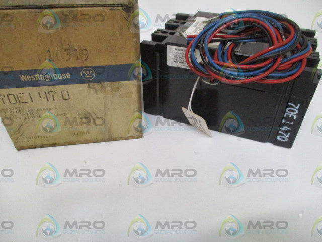 WESTINGHOUSE FB3080L CIRCUIT BREAKER w/ 2A2B AUXILIARY SWITCH *NEW IN BOX*
