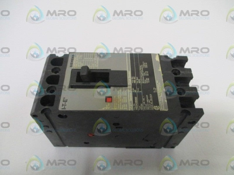 SIEMENS HED43B060 CIRCUIT BREAKER 60A *USED*