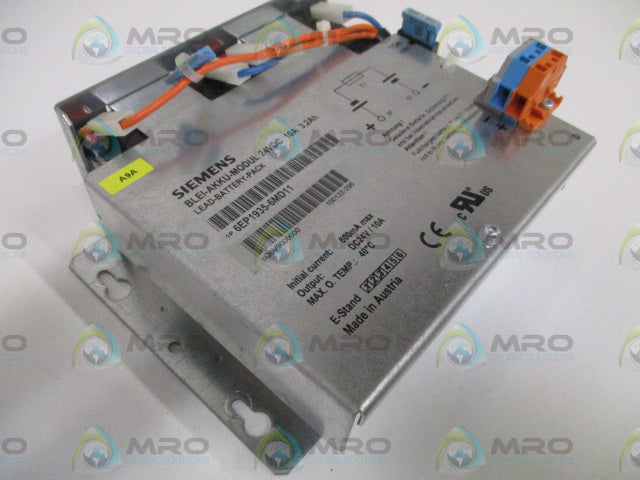 SIEMENS 6EP1935-6MD11 LEAD BATTERY PACK *USED*