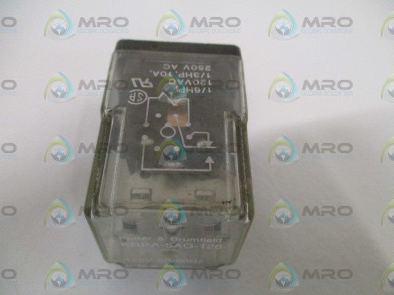 POTTER & BRUMFIELD KRPA-5AG-120 RELAY 120V *USED*
