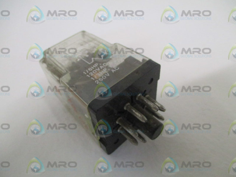 POTTER & BRUMFIELD KRPA-5AG-120 RELAY 120V *USED*