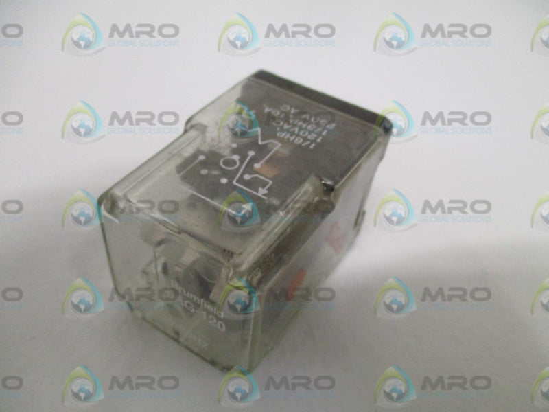 POTTER & BRUMFIELD KRPA-5AG-120 RELAY 120V *USED*