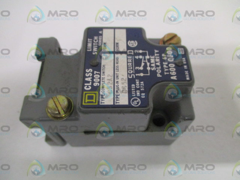 SQUARE D 9007CO52 SER. A LIMIT SWITCH *NEW NO BOX*