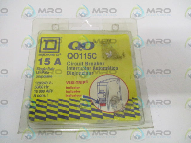 SQUARE D QO115C CIRCUIT BREAKER 15A *NEW IN ORIGINAL PACKAGE*