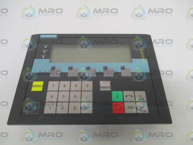 SIEMENS 6SL3055-0AA00-4CA5 OPERATOR PANEL (AS PICTURED) *USED*