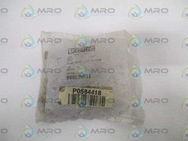 PHOENIX CONTACT AK4 FIXED TERMINAL BLOCK (PKG OF 50) *NEW IN FACTORY BAG*