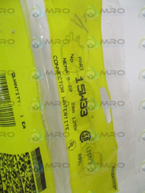 DANIEL WOODHEAD 15W33 CONNECTOR * NEW IN FACTORY BAG *