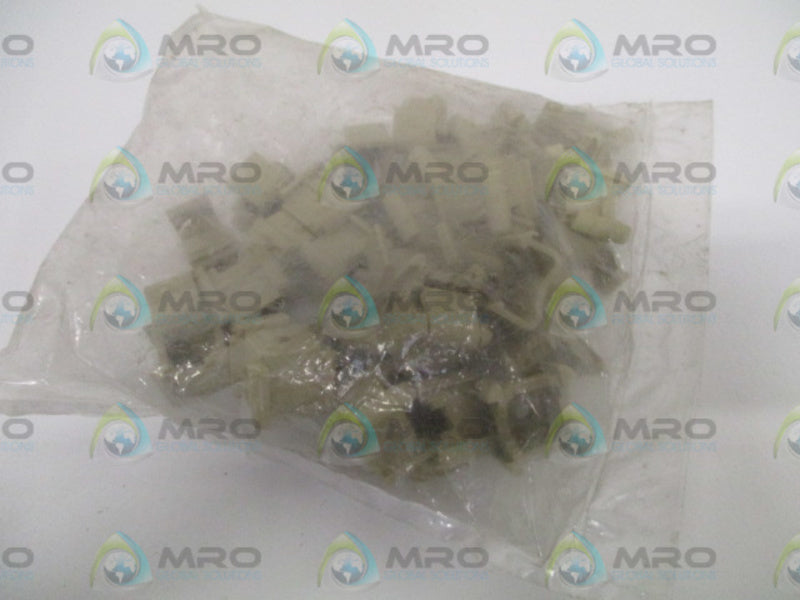 WEIDMULLER SH1 BUSBAR SUPPORT W/ CLIP BASE (PKG OF 20) *NEW IN FACTORY BAG*